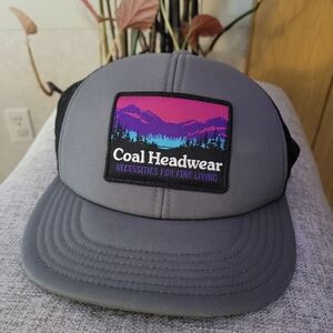 Coal Classic Trucker Cap The Hauler Charcoal Mesh Outdoor Nature Unisex Nwot
